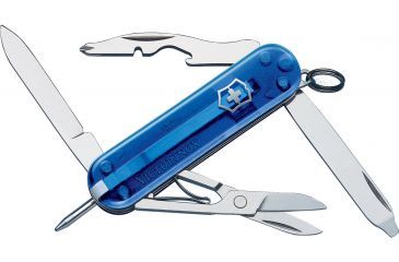Image of Victorinox Manager Translucent Swiss Army Knife Sapphire 53232