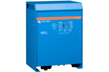 Image of Victron Energy Quattro Inverter/Charger, 12 volts, 5000W, 200 amps Battery Charger, 50 amps Transfer Switch, Blue, QUA125021100