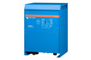 Image of Victron Energy Quattro Inverter/Charger, 12 volts, 5000W, 200 amps Battery Charger, 50 amps Transfer Switch, Blue, QUA125021100
