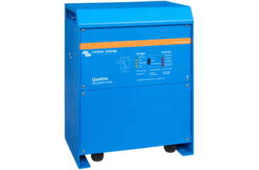 Image of Victron Energy Quattro Inverter/Charger, 24 volts, 5000W, 200 amps Battery Charger, 50 amps Transfer Switch, Blue, QUA245023110