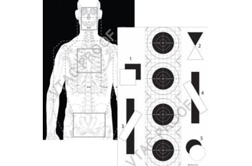 Image of Viking Tactics VTAC DOUBLE SIDED TACTICAL TARGET 100, VTAC-DSTT-100