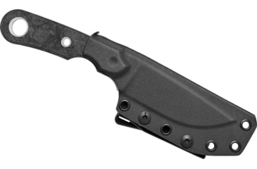 Image of Viper Basic1 CF Fixed Blade Knife, 8in Overall, 3.5in Satin CPM Magnacut Stainless Drop Point Blade, Marbled Carbon Fiber Handle, Black Kydex Belt Sheath, VT4026FCM