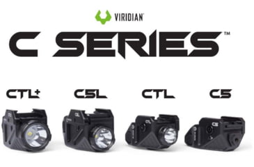 Image of Viridian Weapon Technologies CTL Custom 525 Lumens LED Weapon Light, Lithium Ion, Black, Hellcat/Hellcat Pro, 930-0048
