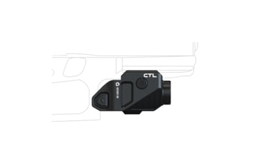 Image of Viridian Weapon Technologies CTL Universal Tactical Light, 400 Lumen, Instant-on, Rechargeable Battery, SafeCharge Power Bank, Black, 930-0025