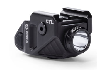 Image of Viridian Weapon Technologies CTL Universal Tactical Light, 400 Lumen, Instant-on, Rechargeable Battery, SafeCharge Power Bank, Black, 930-0025