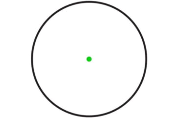 Image of Viridian Weapon Technologies GDO 20 1x20 Green Dot Optic, 3 MOA, Fixed Mount, Black, 981-0026