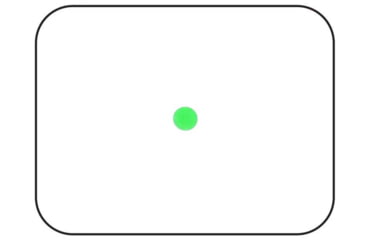 Image of Viridian Weapon Technologies RFX-11 1x16mm Micro Green Dot, 3 MOA, SHIELD Mounting Pattern, Black, 981-0020