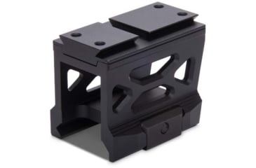 Image of Viridian Weapon Technologies RFX44 Compact Green Dot Reflex Sight, 5 MOA Green Dot Reticle, Picatinny High Mount for 1/3 Co-Witness, Black, 981-0113