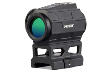 Image of Viridian Weapon Technologies VENTA 1x22mm Reflex Green Dot Sight w/ T2-Style Pic Rail Mount, 2 MOA Green Dot Reticle, Black, 981-0159