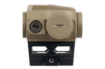 Image of Viridian Weapon Technologies VENTA 1x22mm Reflex Green Dot Sight w/ T2-Style Pic Rail Mount, 2 MOA Green Dot Reticle, Flat Dark Earth, 981-0195