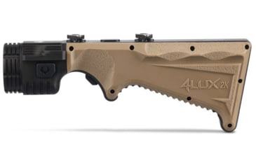 Image of Viridian Weapon Technologies Viridian 4lux 2000 Lumen Light Angled Foregrip Mlok Laser Fde
