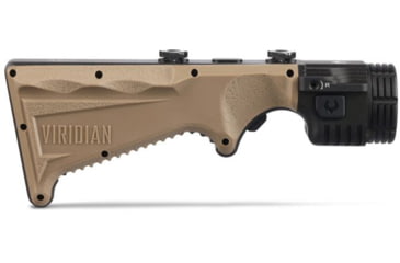 Image of Viridian Weapon Technologies Viridian 4lux 2000 Lumen Light Angled Foregrip Mlok Laser Fde