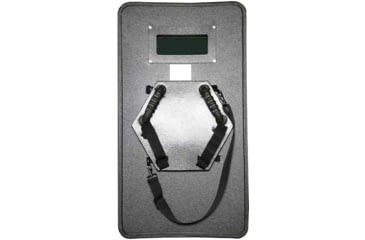 Image of VISM 20w X 36h Level IIIA Ballistic Shield W/ Window, Black, BPSHLD2036L3A