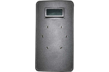 Image of VISM 20w X 36h Level IIIA Ballistic Shield W/ Window, Black, BPSHLD2036L3A