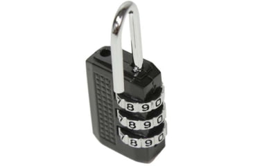 Image of VISM 3 Numbers Combination Lock, Small, Black, ALOCK