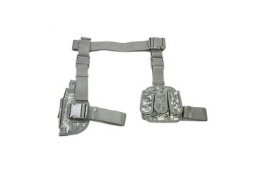 Image of VISM 3Pcs Drop Leg Gun Holster And Magazine Holder/Digital Camo, DIGITAL CAMO CV2908D