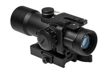 Image of NcSTAR 3.5x32 Blue/Green Illum. Compact Prismatic Optic Rifle Scope, Urban Tactical Ret., Green Lens SEECPRQ3532G
