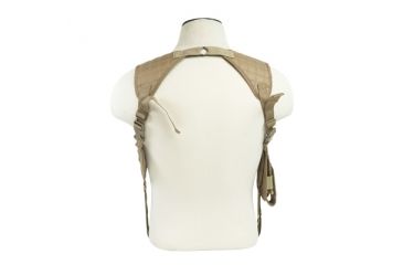 Image of VISM Ambidextrous Horizontal Shoulder Holster/Double Magazine Holder/Tan, TAN CV2909T