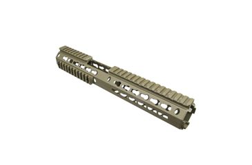 Image of VISM AR15 Keymod Handguard/ Two Piece/ Drop In Fit/ Carbine Extended Handguard Length/ 13 L, Tan VMARKMCET