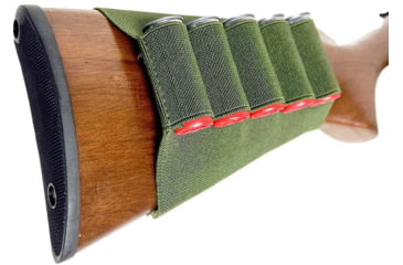 Image of VISM ButtStock Shot Shell Holder, Green, CVSSG2994G