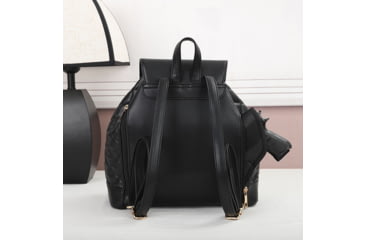 Image of VISM BW9316 PU Daypack, Black, BW9316B