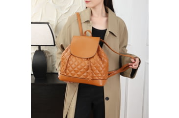 Image of VISM BW9316 PU Daypack, Tan, BW9316T