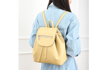Image of VISM BW9936 PU Daypack, Yellow, BW9936Y