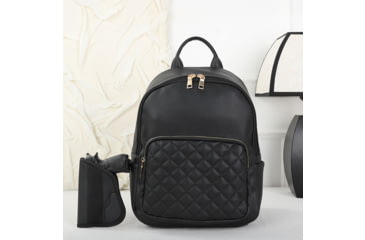 Image of VISM BW9938 PU Daypack, Black, BW9938B