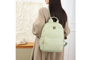 Image of VISM BW9938 PU Daypack, Green, BW9938G