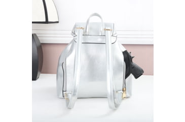 Image of VISM BW9948 PU Daypack, Silver, BW9948S