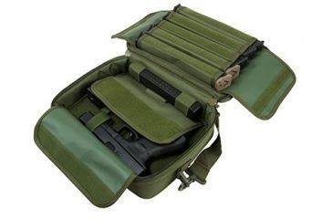 Image of VISM Double Range Pistol Bag, Green CPDX2971G