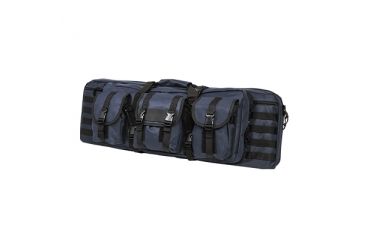 Image of VISM Double Carbine Gun Case, Blue w/ Black Trim, 36in CVDC2946BL-36