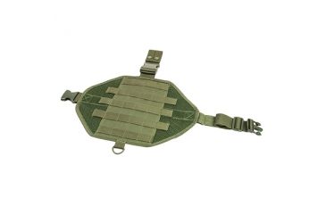 Image of Vism Drop Leg Molle Panel/Green CVDLMP2952G