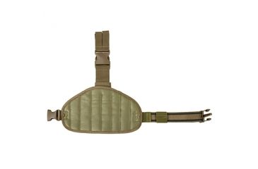 Image of VISM 2956 Drop Leg MOLLE Panel/Holster/Pistol Magazine Pouch, Tan CVDLHOL2956T