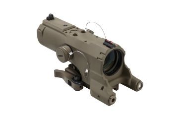 Image of Vism ECO 4X34 Prismatic Rifle Scope w/ Green Laser, Red/White LED Navigation Light, Tan VECO434QRTM2