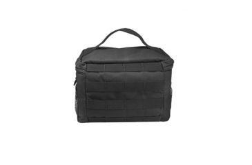 Image of VISM Insulated Cooler Lunch Bag w/ Molle/PAL Webbing, Black, Small, CVKOLS3022B