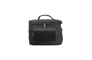 Image of VISM Insulated Cooler Lunch Bag w/ Molle/PAL Webbing, Black, Small, CVKOLS3022B