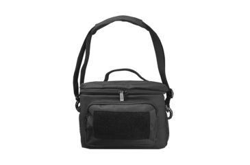 Image of VISM Insulated Cooler Lunch Bag w/ Molle/PAL Webbing, Black, Small, CVKOLS3022B