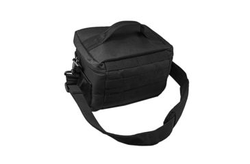 Image of VISM Insulated Cooler Lunch Bag w/ Molle/PAL Webbing, Black, Small, CVKOLS3022B