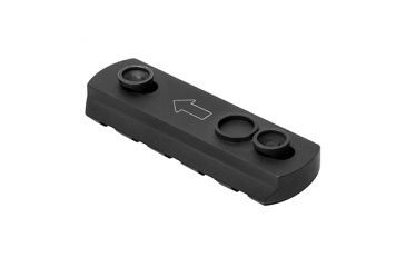 Image of VISM KeyMod Picatinny Rail, 3 KM Slots, Black VMKM3