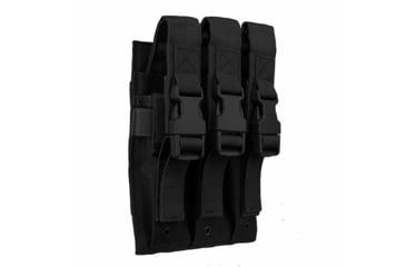 Image of VISM MOLLE Hi-Cap Pistol Triple Magazine Pouch, Black, CVMP3030B