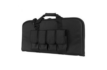 Image of VISM Padded 28in AR15/AK Carbine Pistol Case w/Shoulder Sling 2910, Black, Rectangular CVCP2960B-28