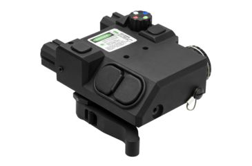 Image of VISM QR Laser Designator Box w/ Green Laser Sight and 4 Color LED NAV Lights, Black VLG4NVQRB