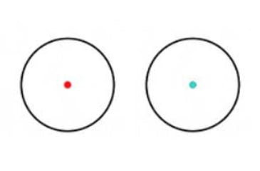 Image of Vism Red &amp; Blue Dot Reflex Optic - 1.7in H with Integrated Green Laser, Black VDBRGLB