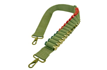 Image of VISM Shotgun Bandoiler Sling, Green, AASHBANG