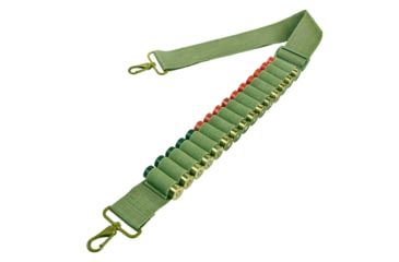 Image of VISM Shotgun Bandoiler Sling, Green, AASHBANG