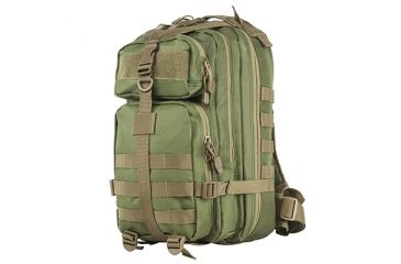 Image of VISM Small Backpack, Green with Tan Trim CBSGT2949