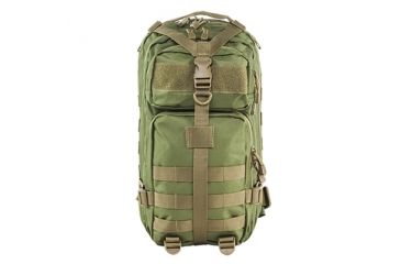 Image of VISM Small Backpack, Green with Tan Trim CBSGT2949