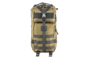 Image of VISM Small Backpack, Tan with Urban Gray Trim CBSTU2949