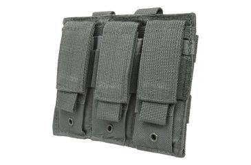 Image of VISM Triple Pistol Mag Pouch, Urban Gray, 6in. W x 1in. H x 6.5in. 196662